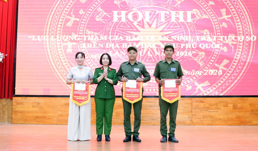 Hội thi Lực lượng tham gia bảo vệ an ninh, trật tự ở cơ sở giỏi tại đặc khu Phú Quốc