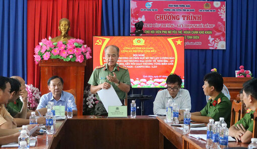 Đảm bảo an ninh, trật tự Hội chợ Thương mại quốc tế Tịnh Biên - An Giang năm 2026