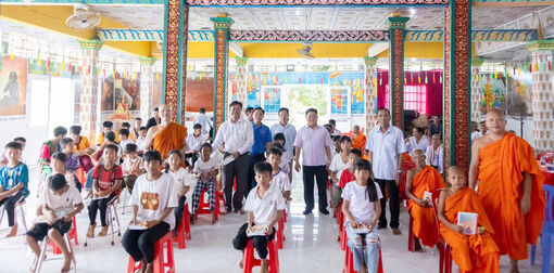 Khai giảng lớp học chữ Khmer hè năm 2026 tại xã Vĩnh Hòa
