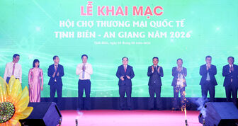 Khai mạc Hội chợ Thương mại quốc tế Tịnh Biên - An Giang năm 2026