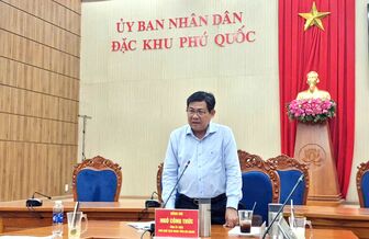 Phó Chủ tịch UBND tỉnh An Giang Ngô Công Thức kiểm tra tiến độ thực hiện các công trình phục vụ Hội nghị cấp cao APEC 2027