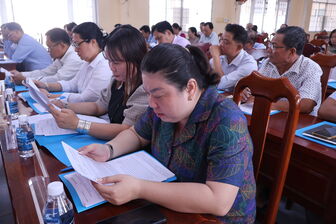 Xã Thạnh Lộc sơ kết 1 năm thực hiện vận hành chính quyền địa phương hai cấp