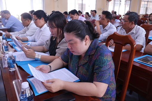 Xã Thạnh Lộc sơ kết 1 năm thực hiện vận hành chính quyền địa phương hai cấp