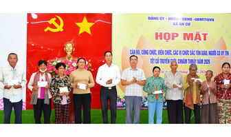 An Cư chăm lo an sinh, vun đắp đại đoàn kết