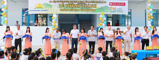 Khánh thành 6 phòng học mới tại Trường Tiểu học "B" Vĩnh Hội Đông