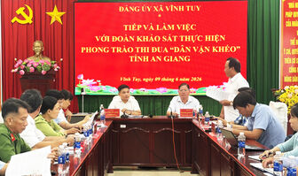 Xã Vĩnh Tuy đăng ký 93 mô hình “Dân vận khéo” trong năm 2026