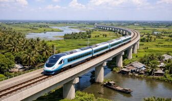 Đường sắt TP.HCM - Cần Thơ giai đoạn 1 là đường đơn, tốc độ 160km/h 10