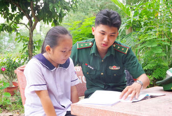 Người cán bộ biên phòng trẻ ưu tú