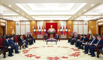 Tổng Bí thư, Chủ tịch nước Tô Lâm tiếp Thủ tướng Lào