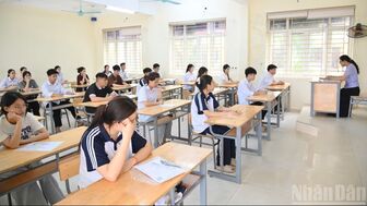 Thí sinh có mặt làm thủ tục dự thi kỳ thi tốt nghiệp trung học phổ thông đạt 99%