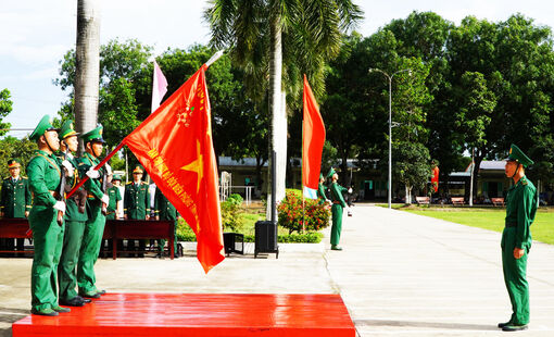 Bộ đội Biên phòng tỉnh An Giang tổ chức lễ tuyên thệ chiến sĩ mới năm 2026