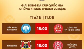 Lịch trực tiếp bán kết Cúp quốc gia: Ninh Bình đấu Thể Công - Viettel