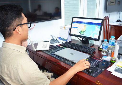 Thiết bị VMS: “Mắt thần” trên biển