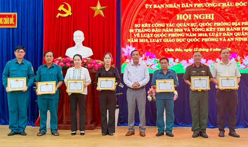 Châu Đốc nâng cao hiệu quả công tác quân sự, quốc phòng địa phương