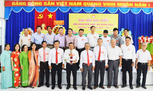 Ông Bùi Văn Sơn giữ chức Chủ tịch Hội Khuyến học xã Bình Hòa nhiệm kỳ 2026 - 2031