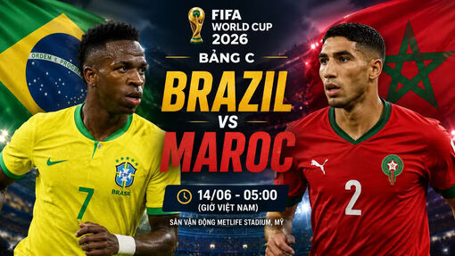 World Cup ngày 14/6: Brazil đối đầu Maroc, Thụy Sĩ hướng tới khởi đầu thuận lợi