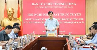 Khảo sát sơ kết 1 năm vận hành mô hình tổ chức tổng thể của hệ thống chính trị, mô hình chính quyền 3 cấp