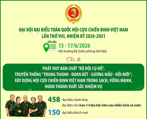 Đại hội đại biểu toàn quốc Hội Cựu chiến binh Việt Nam lần thứ VIII