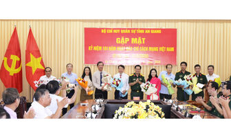 Bộ Chỉ huy Quân sự tỉnh An Giang họp mặt kỷ niệm 101 năm Ngày Báo chí cách mạng Việt Nam