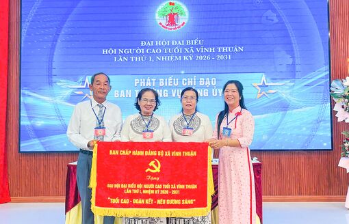 Đại hội đại biểu Hội Người cao tuổi xã Vĩnh Thuận