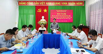 Đảng ủy xã Núi Cấm quyết nghị nhiều nội dung chính trị quan trọng