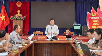 Văn phòng Điều phối xây dựng nông thôn mới tỉnh An Giang làm việc tại xã Nhơn Mỹ