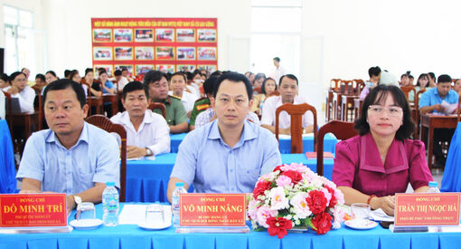 Cù Lao Giêng sơ kết 1 năm vận hành bộ máy hệ thống chính trị và chính quyền địa phương hai cấp