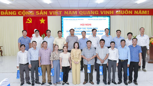 UBND xã Vĩnh Điều hợp tác toàn diện với Trường Đại học Đồng Tháp
