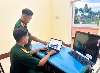 Người lính kể chuyện trên không gian mạng