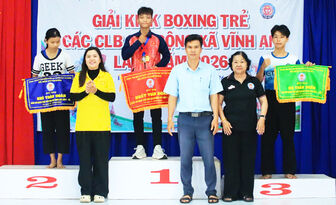 Sôi nổi Giải Kick-Boxing trẻ các câu lạc bộ mở rộng xã Vĩnh An lần thứ I năm 2026