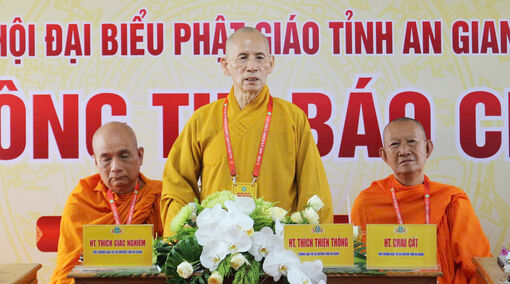 Họp báo thông tin về Đại hội Đại biểu Giáo hội Phật giáo Việt Nam tỉnh An Giang lần thứ I