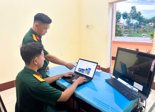 Người lính kể chuyện trên không gian mạng