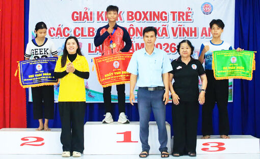 Sôi nổi Giải Kick-Boxing trẻ các câu lạc bộ mở rộng xã Vĩnh An lần thứ I năm 2026