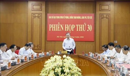 Tổng Bí thư, Chủ tịch nước Tô Lâm chủ trì phiên họp thứ 30 Ban Chỉ đạo Trung ương về phòng, chống tham nhũng, lãng phí tiêu cực