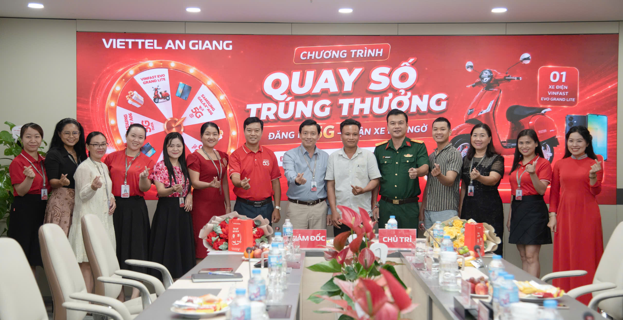 Viettel An Giang khởi động quay số chương trình “Đăng ký 5G - Nhận xe bất ngờ”