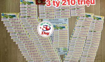 Đại lý Vĩnh Long đổi thưởng 107 vé trúng hơn 3,2 tỉ đồng xổ số miền Nam
