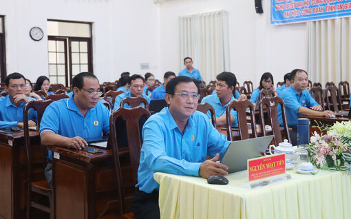 Liên đoàn Lao động tỉnh An Giang tập huấn ứng dụng công nghệ AI trong hoạt động Công đoàn