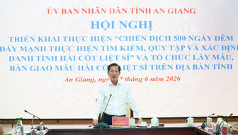 An Giang phấn đấu lấy 15.747 mẫu hài cốt liệt sĩ