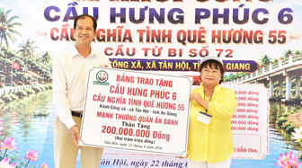 Khởi công xây dựng cầu giao thông tại xã Tân Hội