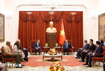 Tổng Bí thư, Chủ tịch nước Tô Lâm tiếp Quyền Bộ trưởng Hải quân Hoa Kỳ Hùng Cao
