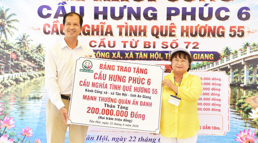 Khởi công xây dựng cầu giao thông tại xã Tân Hội