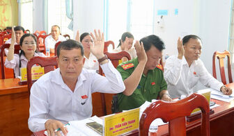 HĐND xã Vĩnh Hanh tán thành chủ trương sáp nhập ấp Vĩnh Hiệp vào ấp Vĩnh Hòa 1