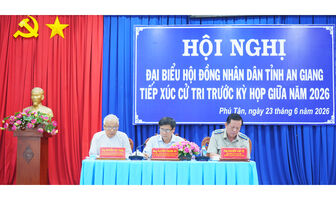 Đại biểu HĐND tỉnh An Giang tiếp xúc cử tri xã Phú Tân