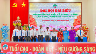 Đại hội Hội Người cao tuổi hai xã Giang Thành và Vĩnh Điều