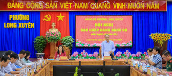 Hội nghị chuyên đề Ban Chấp hành Đảng bộ phường Long Xuyên