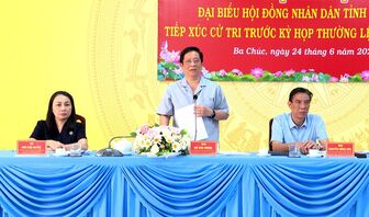 Tổ Đại biểu số 10 HĐND tỉnh An Giang tiếp xúc cử tri 3 xã trước kỳ họp giữa năm 2026