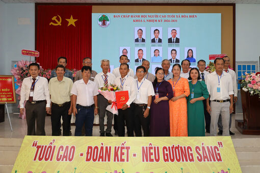 Hòa Điền tổ chức Đại hội đại biểu Hội Người cao tuổi lần thứ I