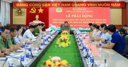 Phát động triển khai cao điểm thu nhận mẫu ADN thân nhân liệt sĩ chưa xác định thông tin trên toàn quốc