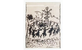Trưng bày bức họa của Picasso mừng hòa bình lập lại ở Việt Nam