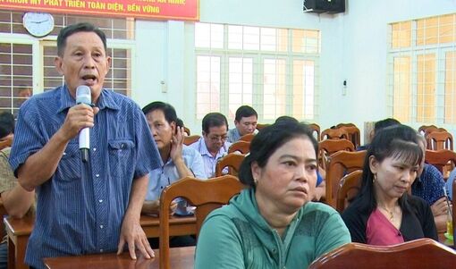 Đại biểu HĐND hai cấp tiếp xúc cử tri xã Nhơn Mỹ